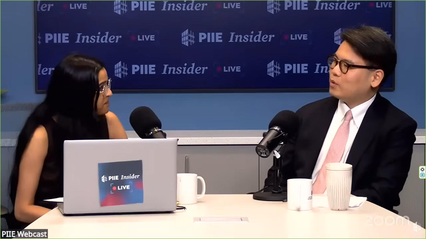 Screenshot: Peterson Institute for International Economics